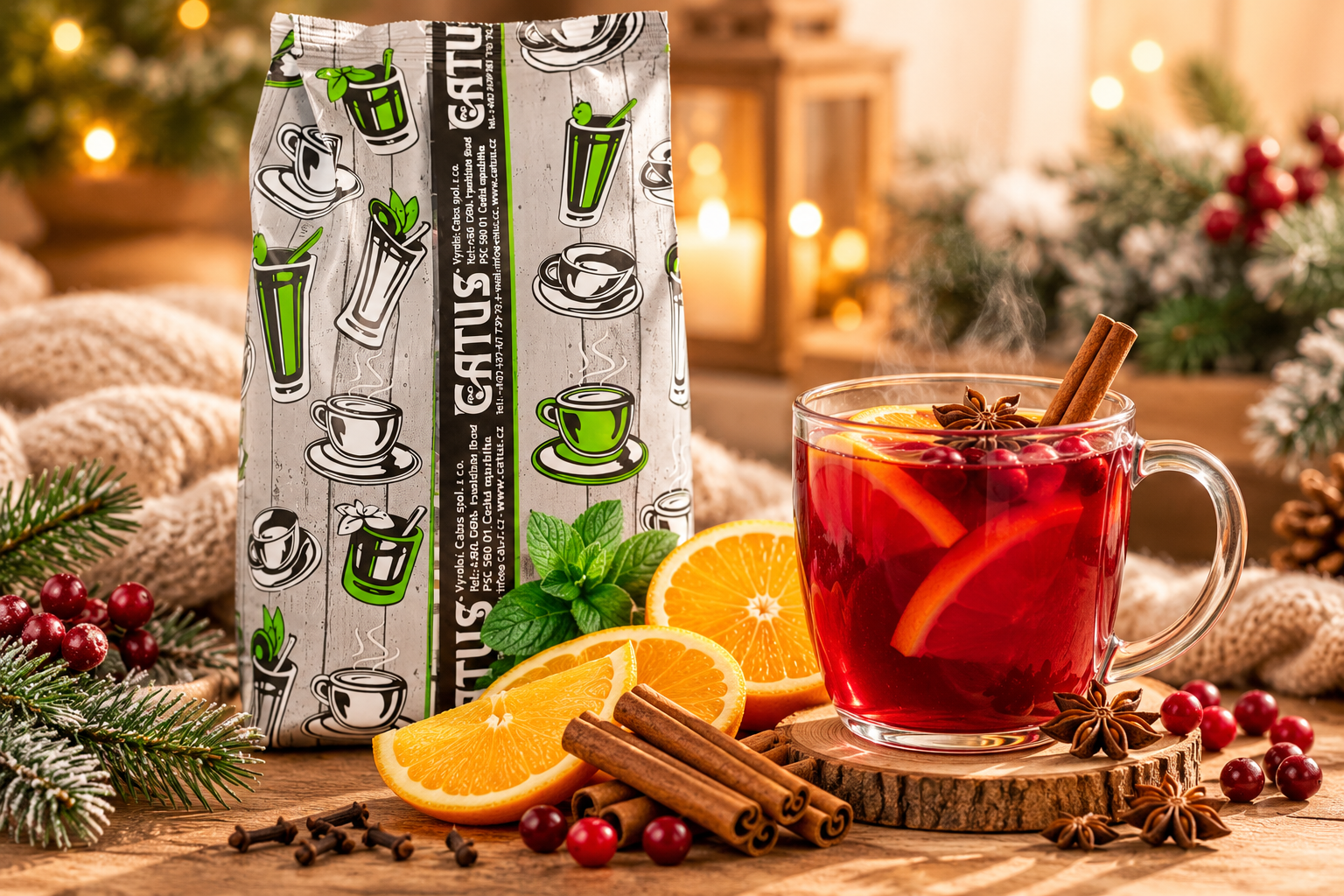 Hot Drink Punč nealko 1000 g – nealkoholický ovocný punč
