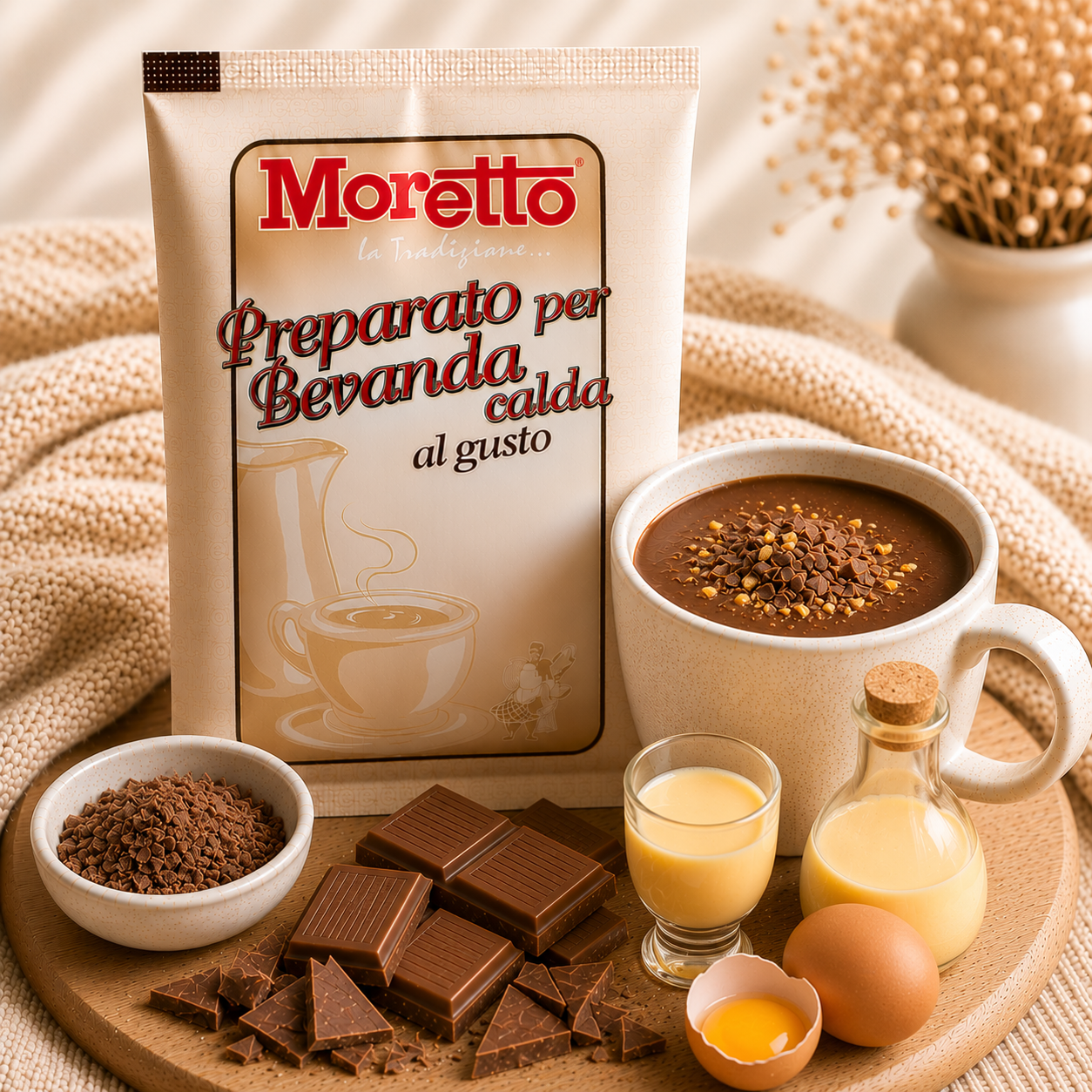 Horká čokoláda Moretto - Vaječný likér 30g