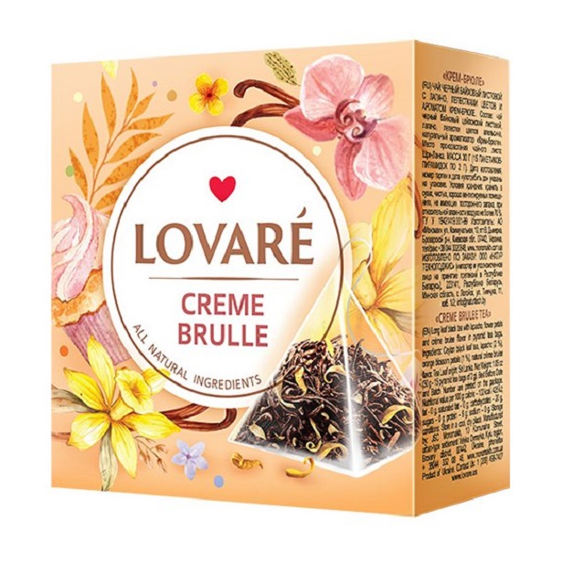 Čaj Lovaré Creme Brulee (15 pyramid)