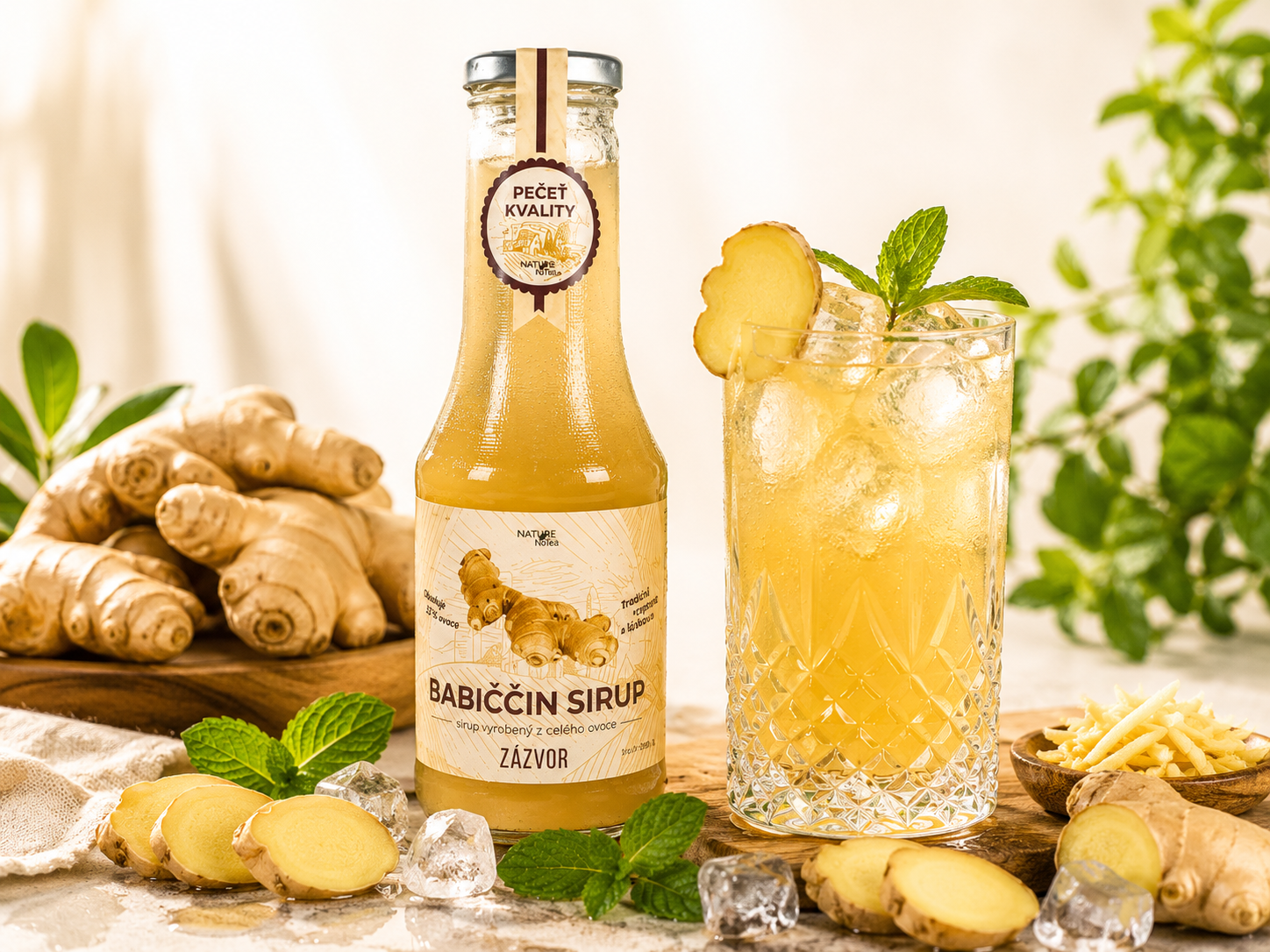 Babiččin sirup - Zázvor 500ml