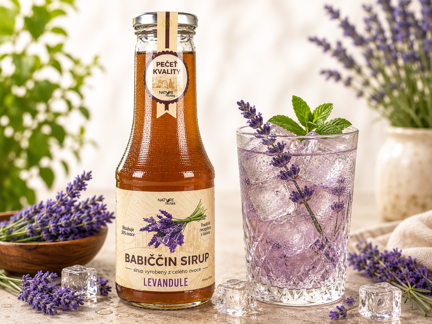 Babiččin bylinný sirup - Levandule 500ml