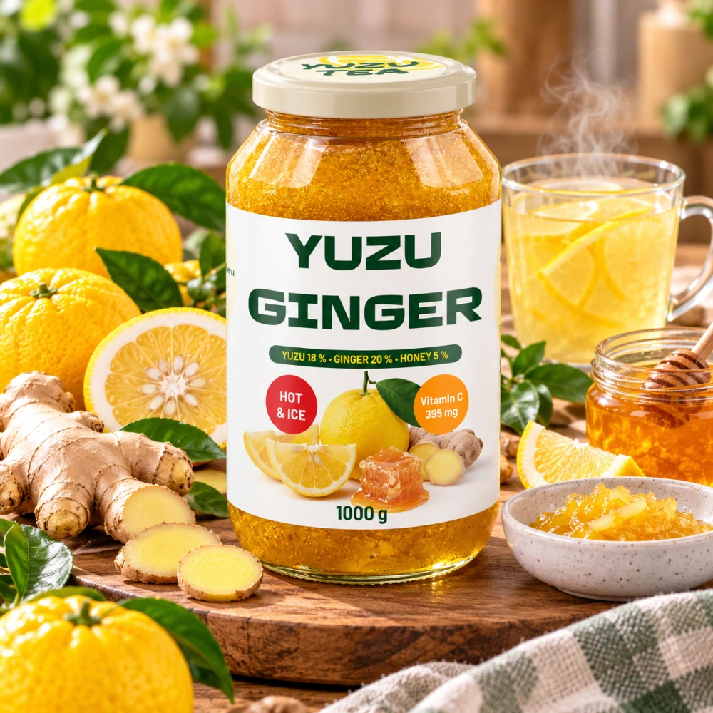 Yuzu Tea Zázvor 1000g