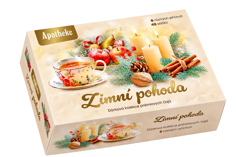 Apotheke Dárková kolekce Zimní pohoda – 48 nálevových sáčků