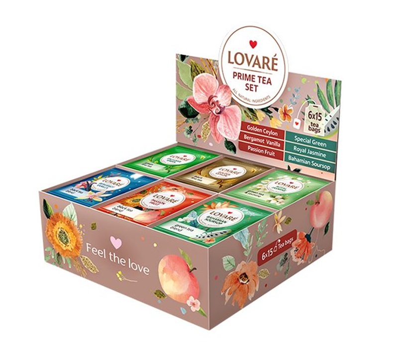 Kolekce čajů Lovaré Prime Tea Set (90 sáčků)