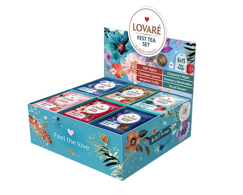 Kolekce čajů Lovaré Fest Tea Set (90 sáčků)