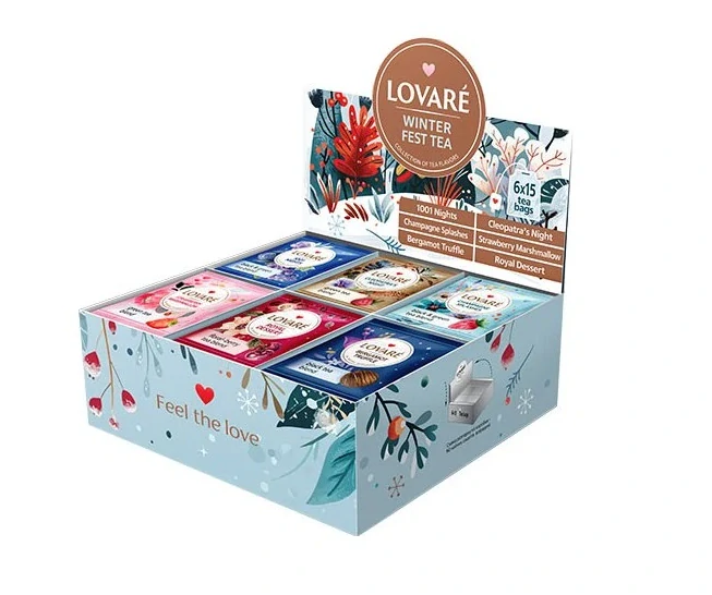 Kolekce čajů Lovaré Winter Fest Tea Set (90 sáčků)