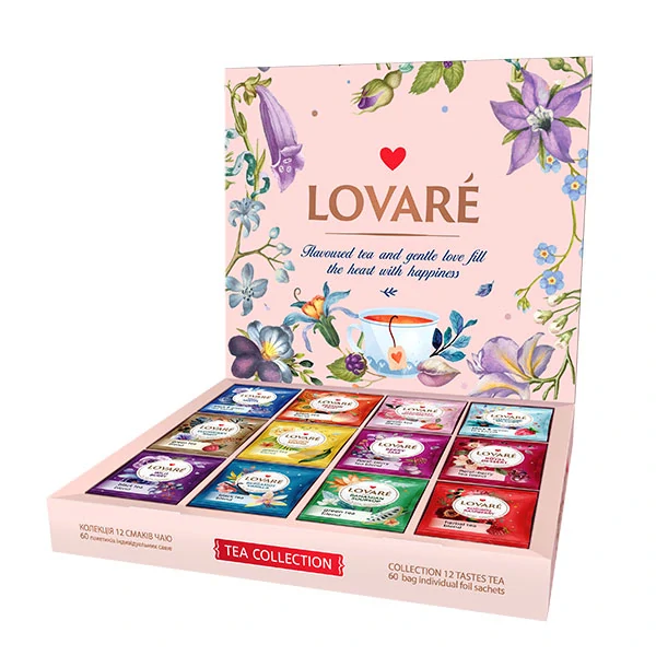 Kolekce čajů Lovaré Portfolio Flowers & Tea (60 sáčků)