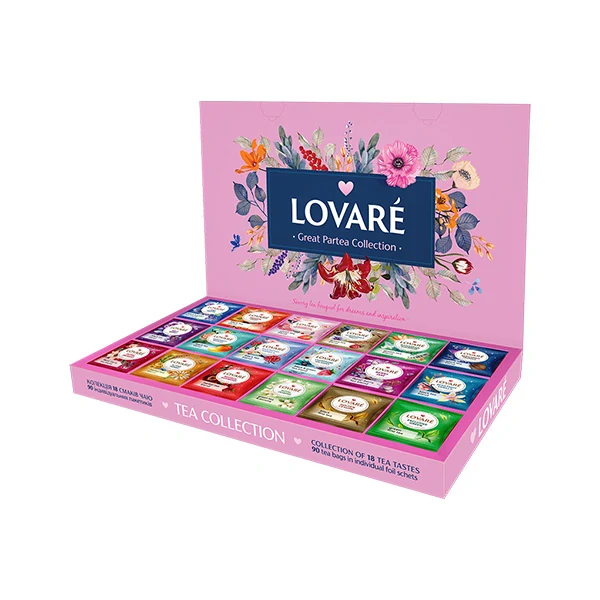 LOVARÉ Great Partea coll. 155g (90 sáčků, kolekce čajů)
