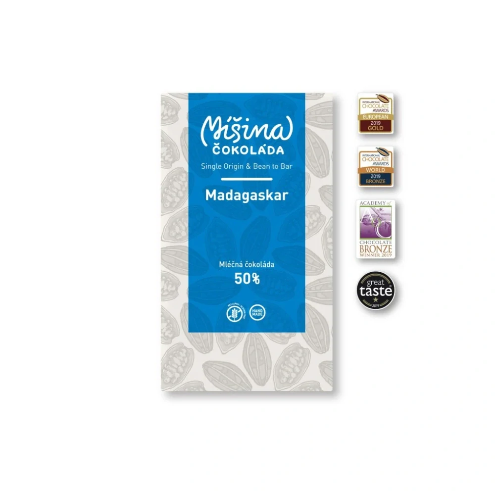 Mléčná čokoláda 50% Madagaskar 50g