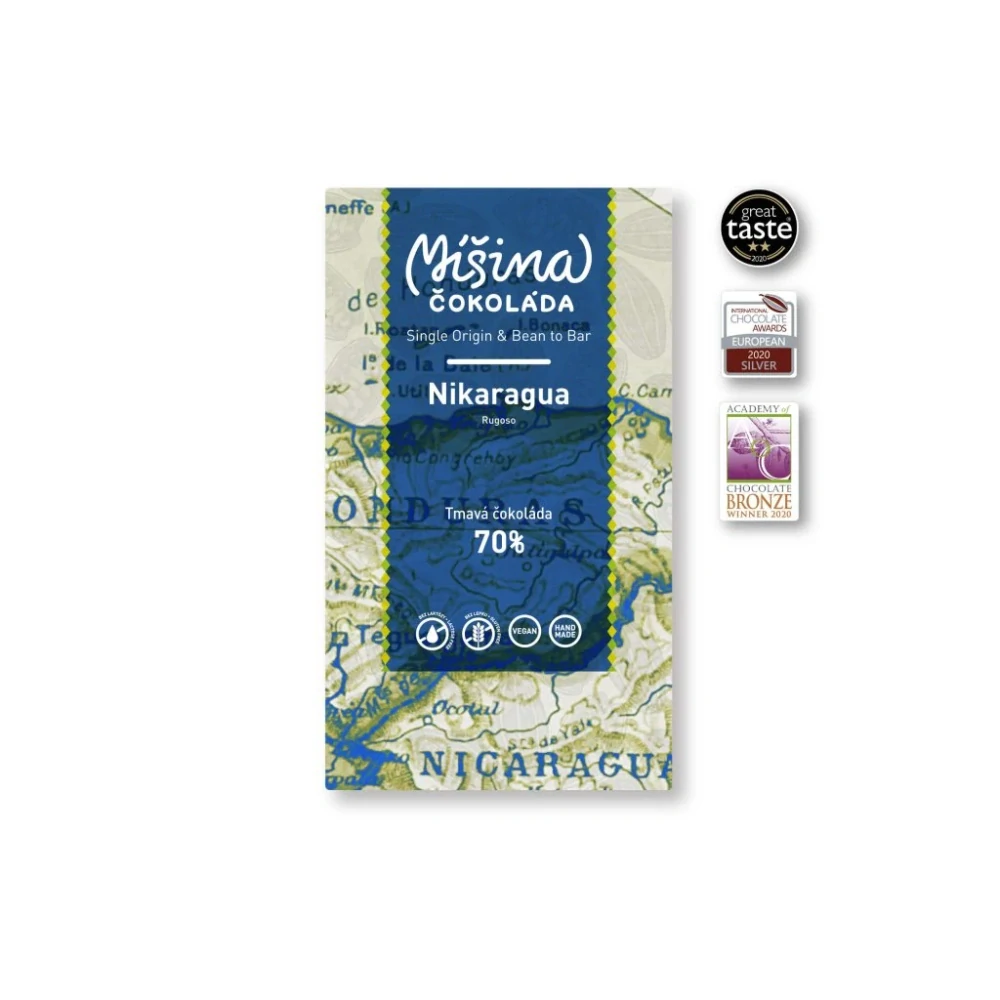 Tmavá čokoláda 70% Nikaragua Rugoso 50g