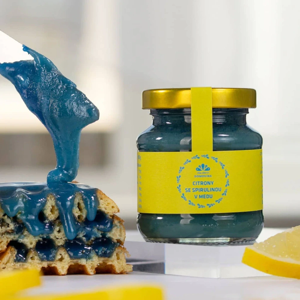 Včelařství Domovina Citron se spirulinou v medu 180g