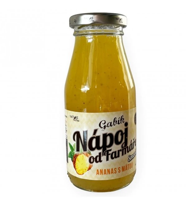 Farmářské Smoothie Gabík - Ananas a Máta 200ml