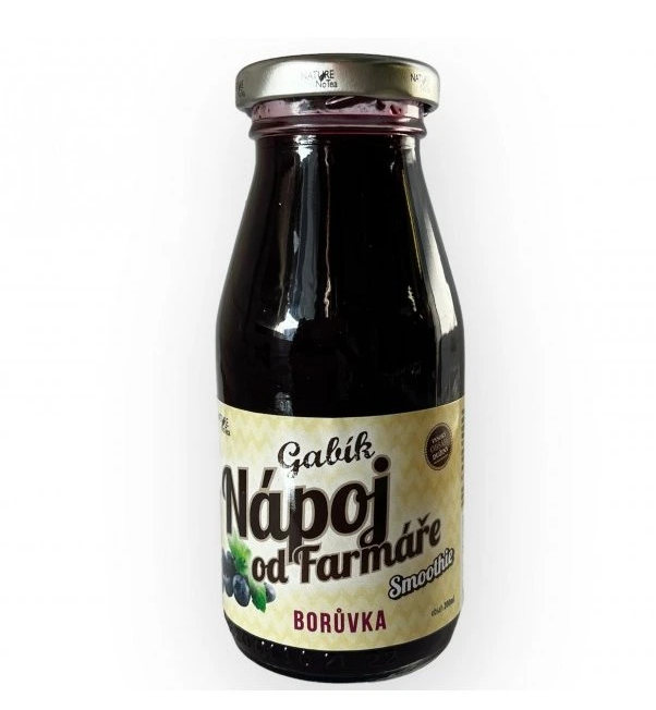 Farmářské Smoothie Gabík - Borůvka 200ml