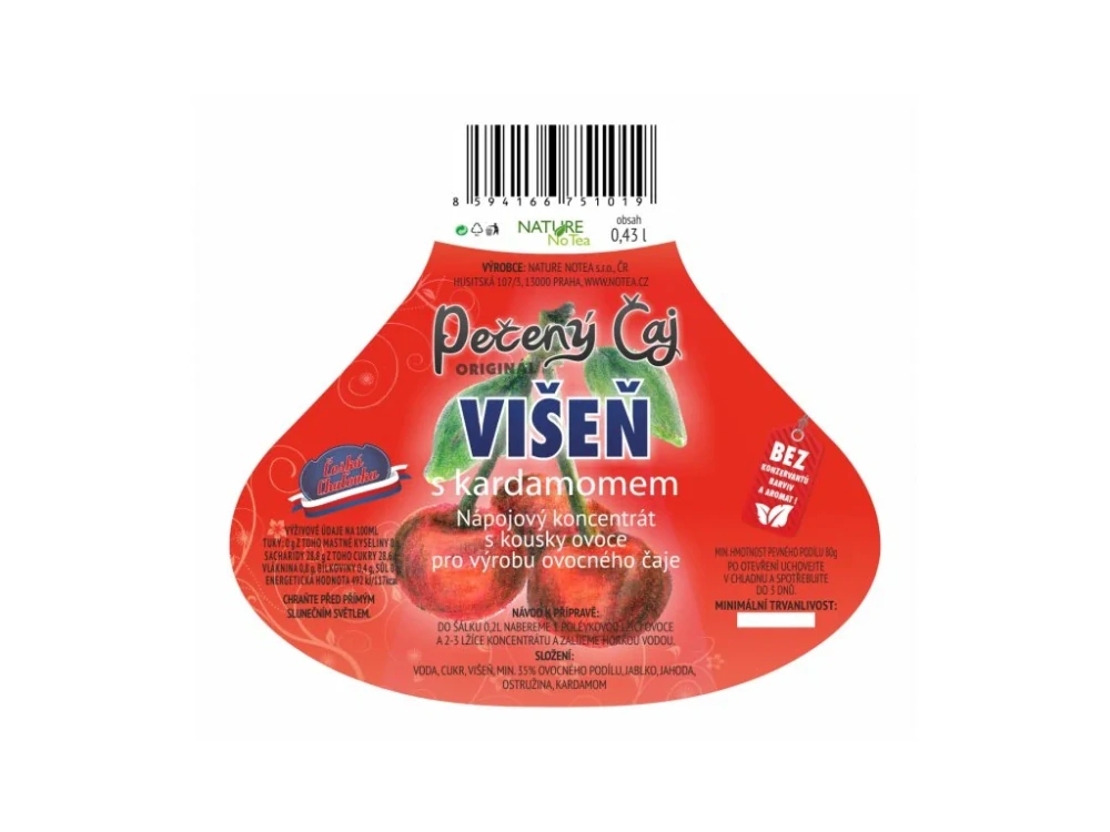 Pečený čaj Notea - Višeň s kardamomem 430ml
