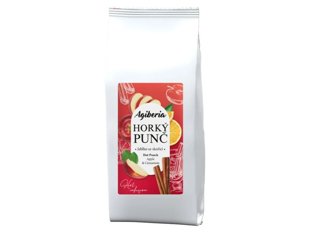 Agiberia Horký punč Jablko se skořicí 1000g