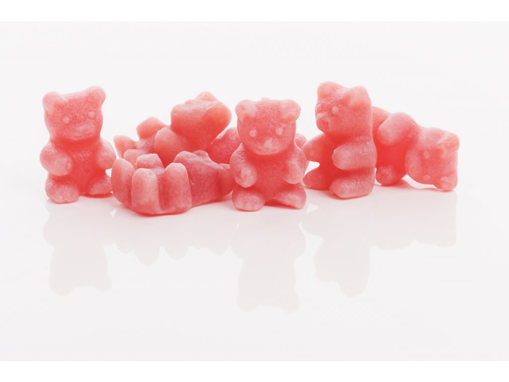 ČAJOVÍ MEDVÍDCI S PŘÍCHUTÍ REBARBORY A ČERNÉHO BEZU 50g