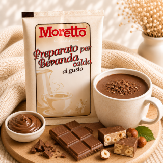 Horká čokoláda Moretto - Nugátová 30g