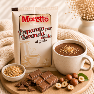 Horká čokoláda Moretto - Oříšková 30g