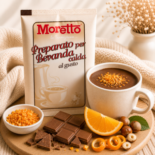 Horká čokoláda Moretto - Pomerančová 30g