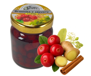 Staročeské Novoměstské čaje - Brusinka v zázvoru 60ml