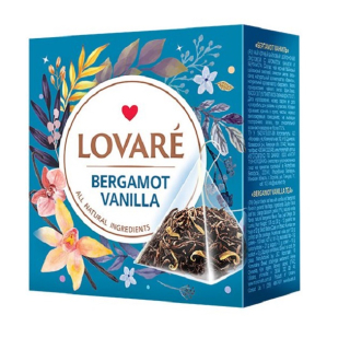 Čaj Lovaré Bergamot & Vanilla (15 pyramid)