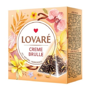 Čaj Lovaré Creme Brulee (15 pyramid)