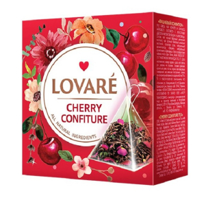 Čaj Lovaré Cherry Confiture (15 pyramid)