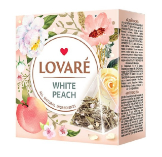 Čaj Lovaré White Peach (15 pyramid)