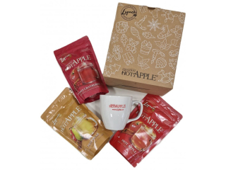 Dárková sada Hot Apple 3x345g + hrnek
