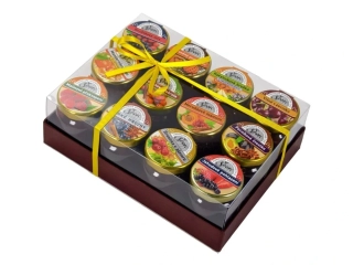 Dárková kazeta Staročeské Novoměstské čaje 12x60ml