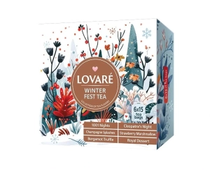 Kolekce čajů Lovaré Winter Fest Tea Set (90 sáčků)