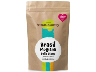 Zrnková káva Brasil Mogiana Bella Giana 1000g