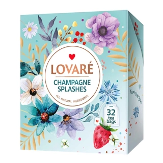 Kolekce čajů LOVARÉ Champagne Splashes (32 sáčků)