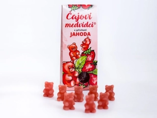 ČAJOVÍ MEDVÍDCI S PŘÍCHUTÍ JAHOD 50g