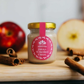 Včelařství Domovina Jablka se skořicí v medu