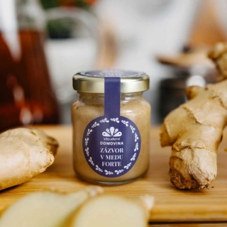 Včelařství Domovina Zázvor v medu FORTE