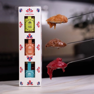 Dětská svačinka dárkové balení 3x75 g ochucené medy