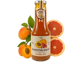 Babiččin sirup - Meruňka & Grep 500ml