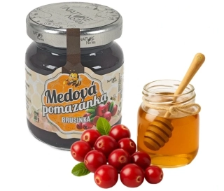 Medová pomazánka NoTea Brusinka 65g