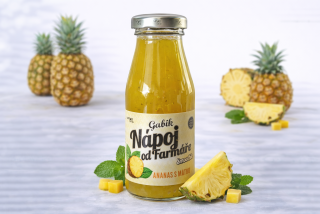Farmářské Smoothie Gabík - Ananas a Máta 200ml