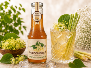 Babiččin bylinný sirup - Květ lípy s citronovou trávou 500ml