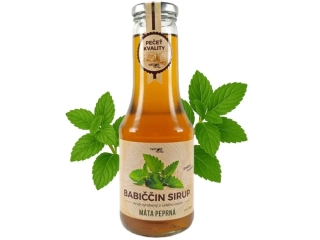 Babiččin bylinný sirup - Máta 500ml