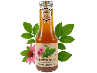  Babiččin bylinný sirup Meduňka & Echinacea 500ml