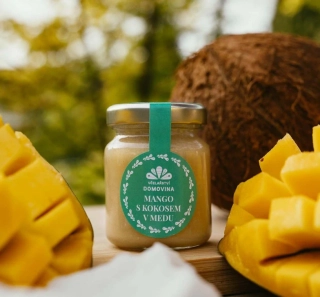 Včelařství Domovina Mango s kokosem v medu