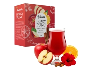 Agiberia Horký punč Jablko se skořicí 25x20g