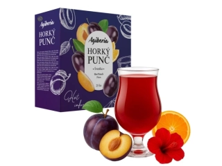 Agiberia Horký punč Švestka 25x20g