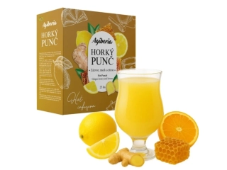 Agiberia Horký punč Zázvor, med a citron 25x20g