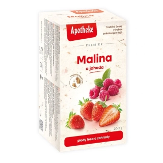 Apotheke čaj Malina a jahoda 20x2g