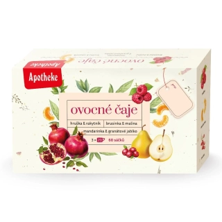 Apotheke kolekce Ovocných čajů 3x20 sáčků