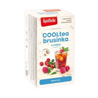 Apotheke COOLtea Brusinka a malina 20x2g